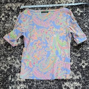 Paisley blouse Ralph Lauren